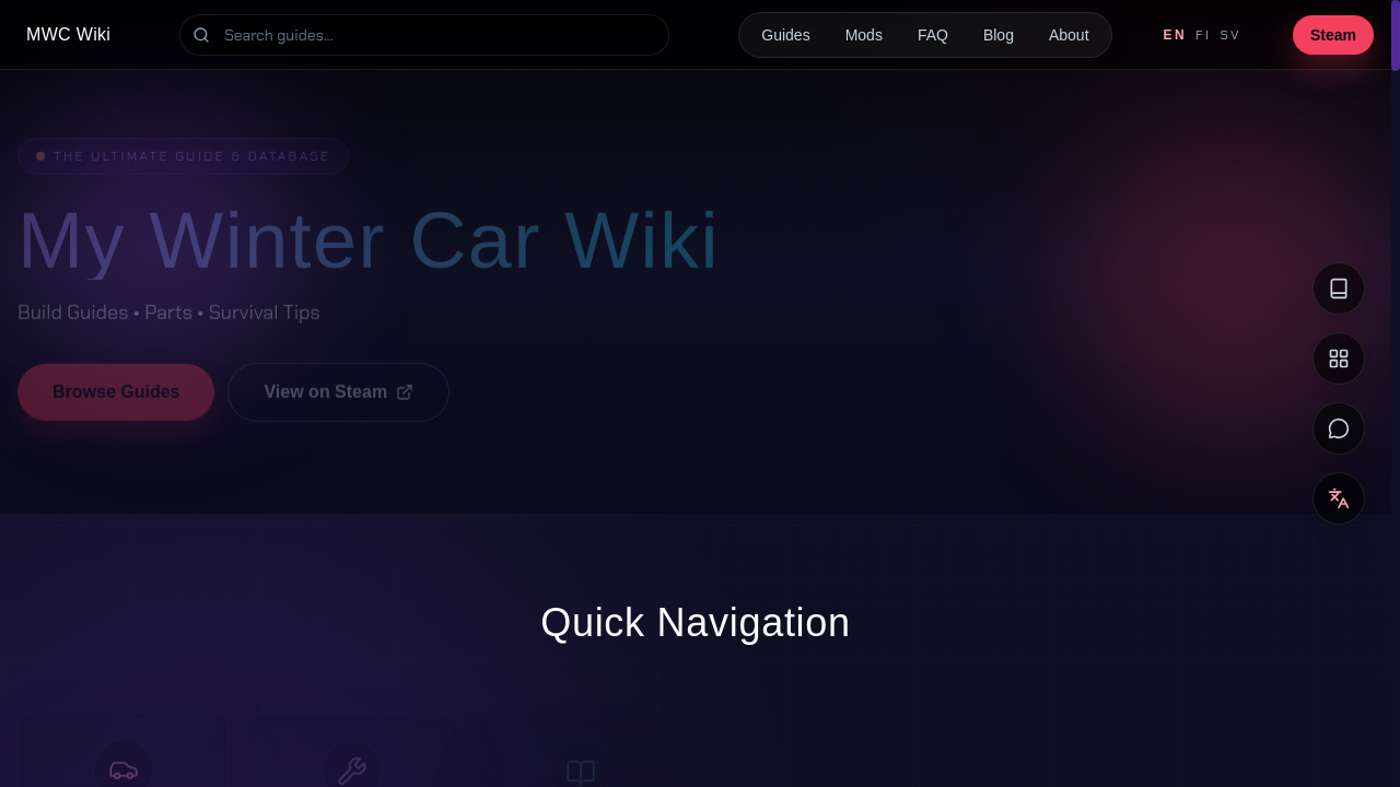 My Winter Car Info Hub