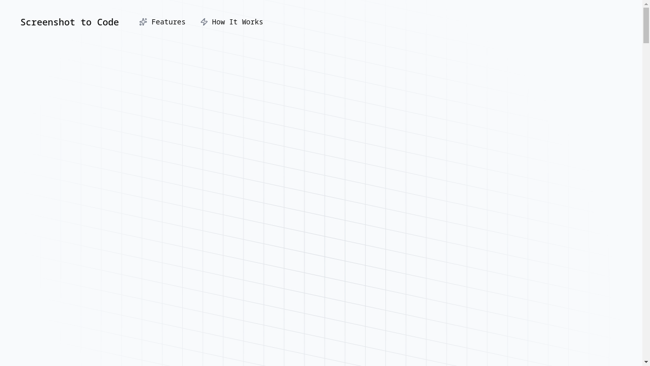 Screenshot to Code