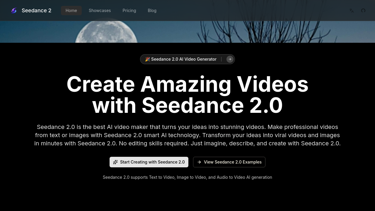 Seedance 2.0 AI Video Generator