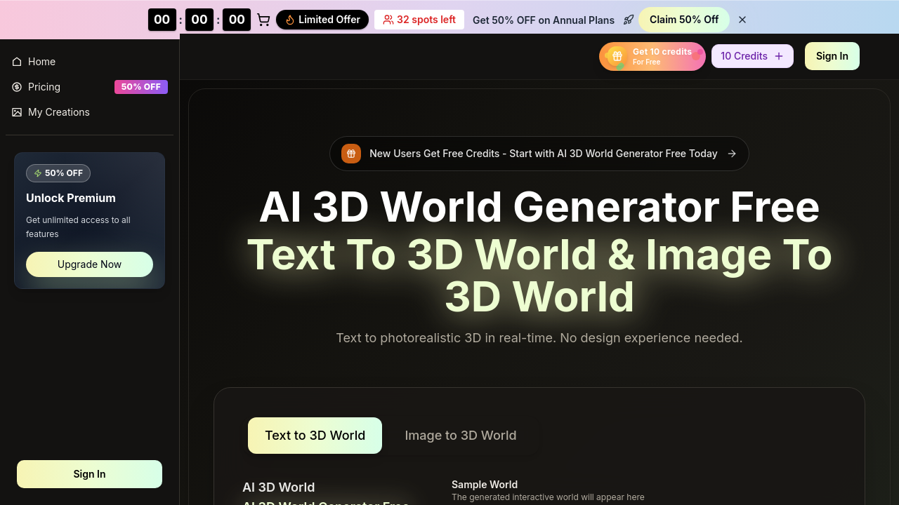 AI 3D World