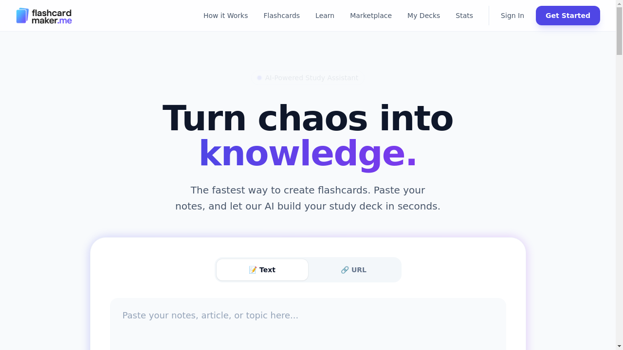 AI Flashcard Maker