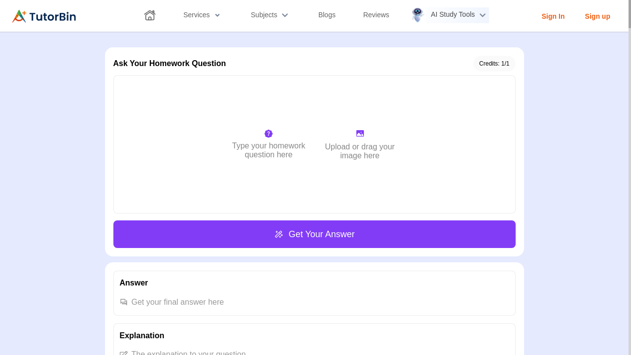 AI Homework Helper